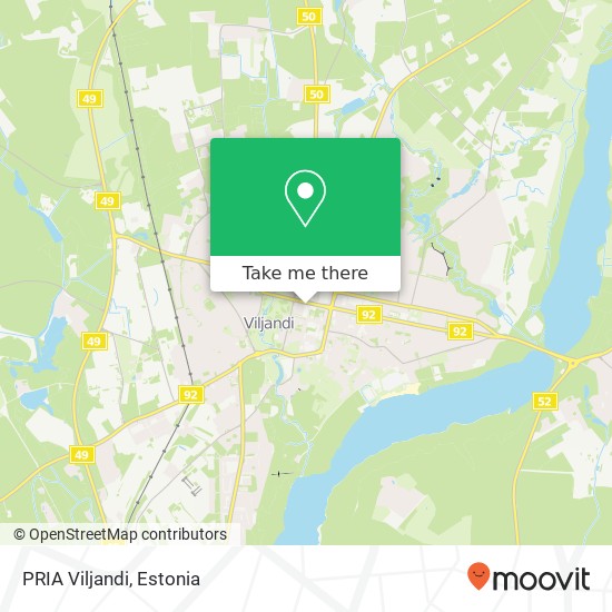 PRIA Viljandi map