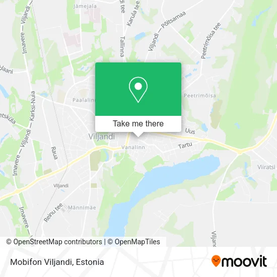 Карта Mobifon Viljandi