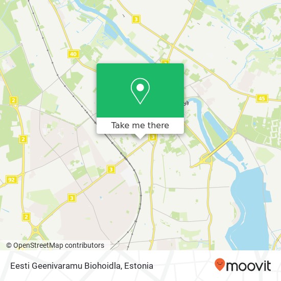 Eesti Geenivaramu Biohoidla map