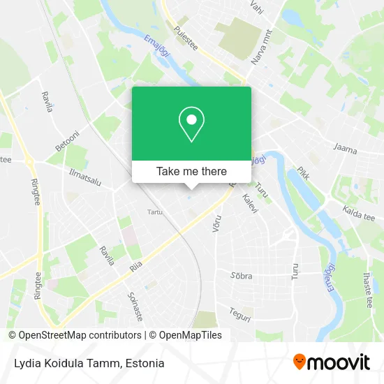Карта Lydia Koidula Tamm