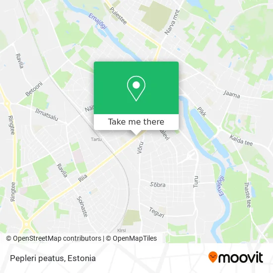 Pepleri peatus map