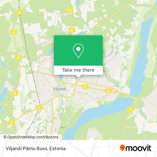 Viljandi-Pärnu Buss map
