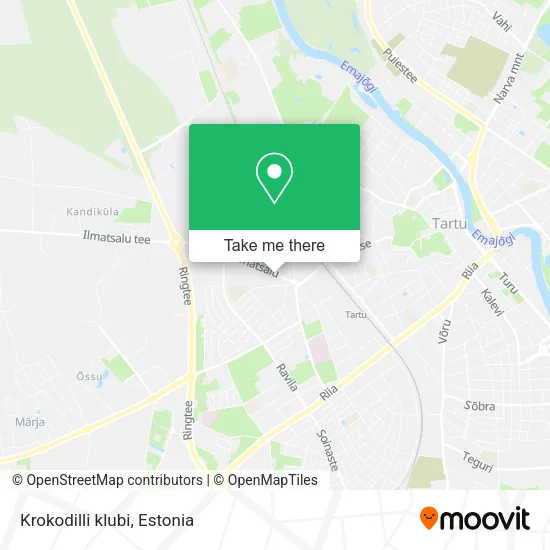 Карта Krokodilli klubi