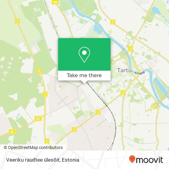 Veeriku raudtee ülesõit map