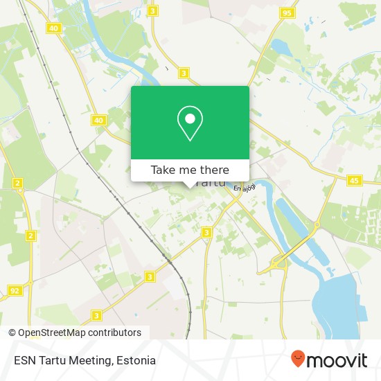 Карта ESN Tartu Meeting