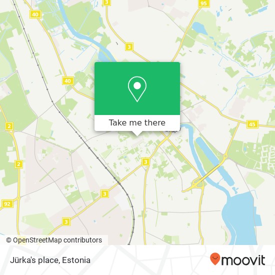 Jürka's place map