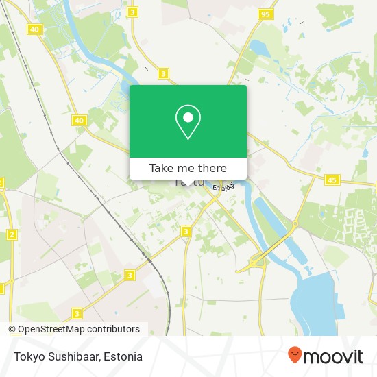 Карта Tokyo Sushibaar