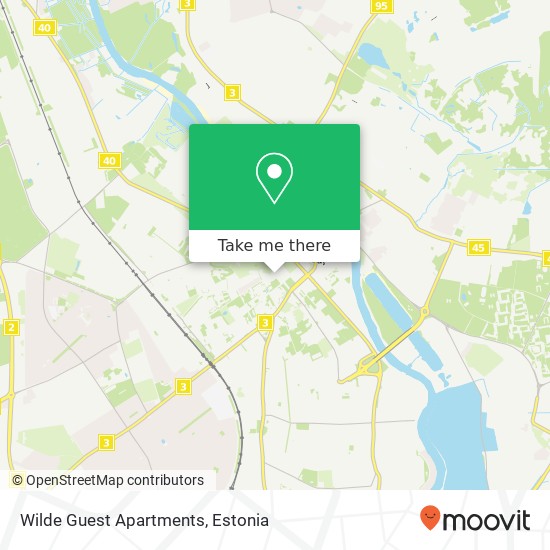 Wilde Guest Apartments map