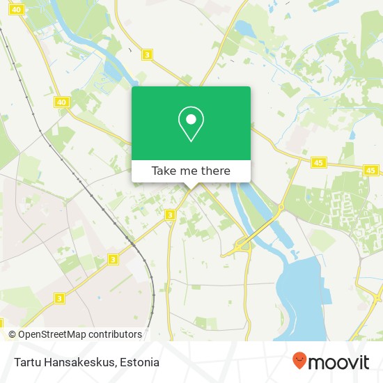 Tartu Hansakeskus map