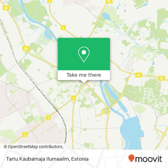 Tartu Kaubamaja Ilumaailm map