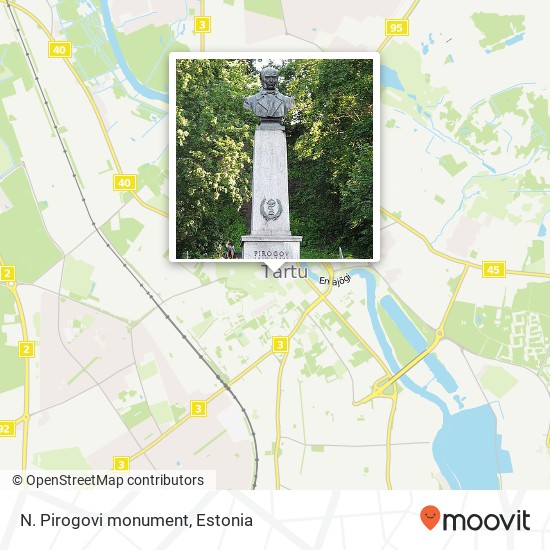 Карта N. Pirogovi monument
