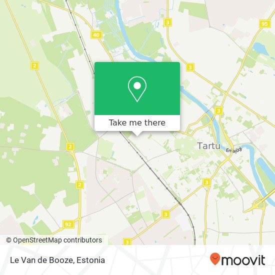 Le Van de Booze map