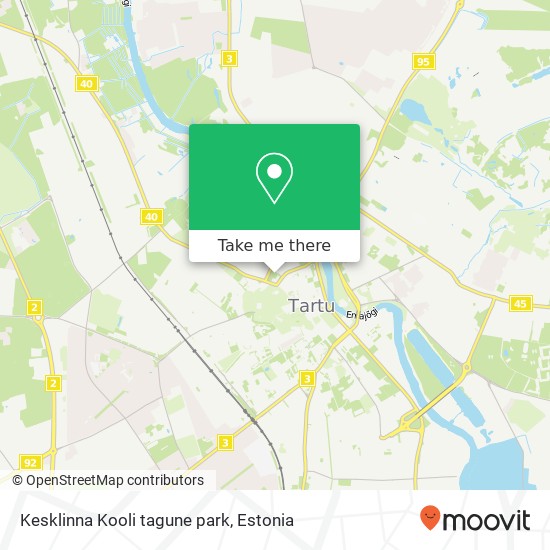 Kesklinna Kooli tagune park map