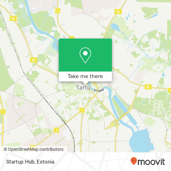 Startup Hub map