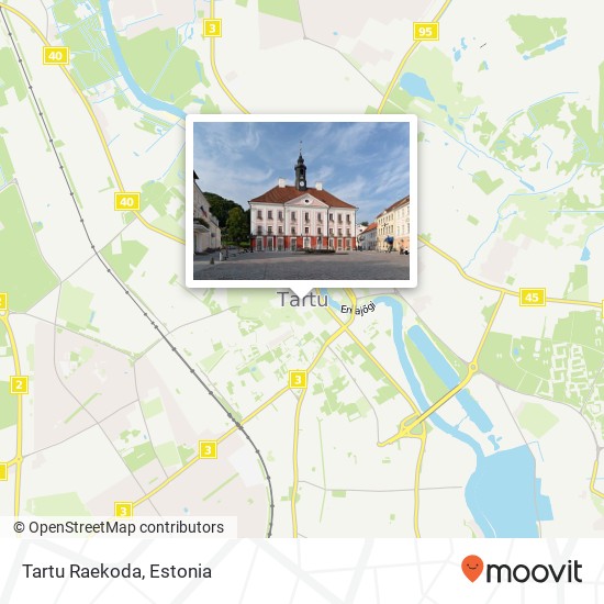 Tartu Raekoda map