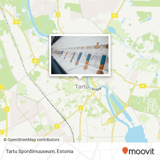 Tartu Spordimuuseum map