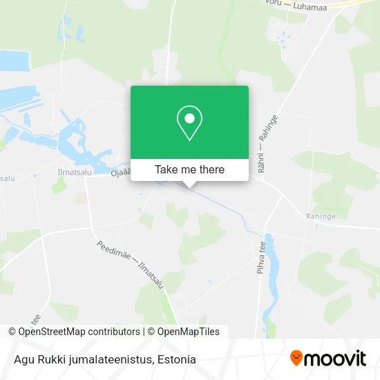 Карта Agu Rukki jumalateenistus