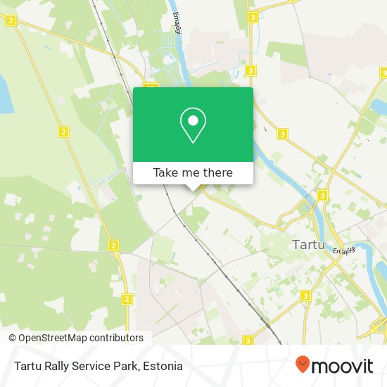 Tartu Rally Service Park map