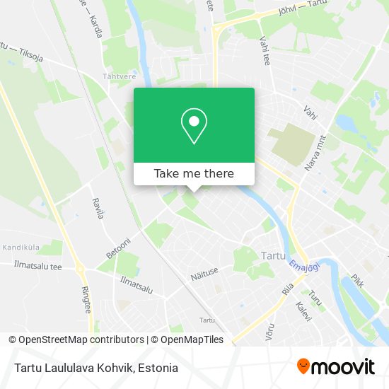 Tartu Laululava Kohvik map