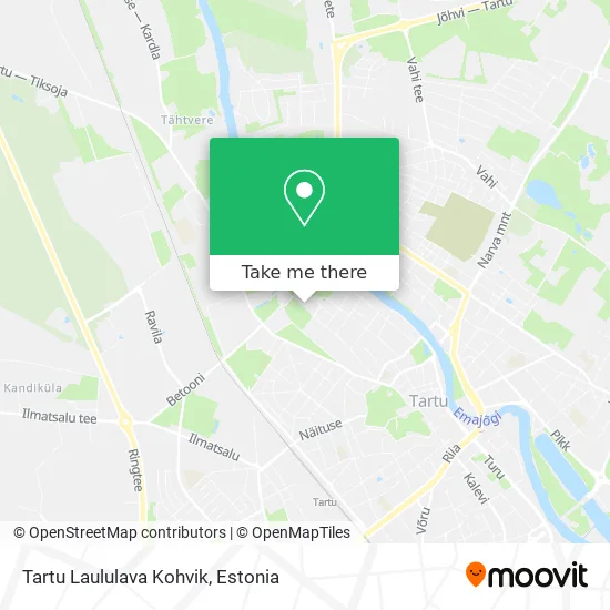 Карта Tartu Laululava Kohvik