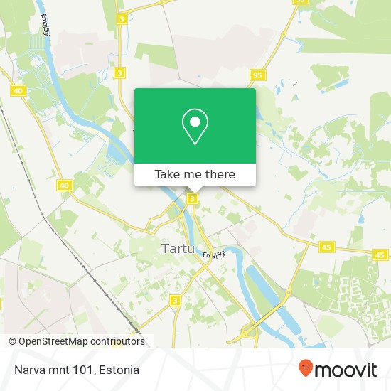 Narva mnt 101 map