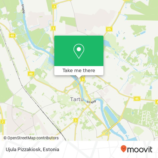 Ujula Pizzakiosk map