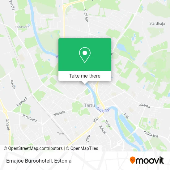 Карта Emajõe Büroohotell