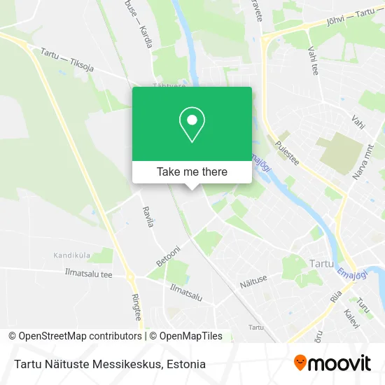 Tartu Näituste Messikeskus map