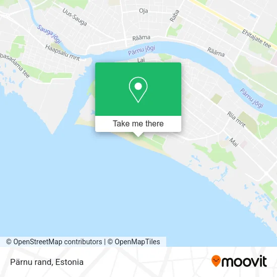 Карта Pärnu rand