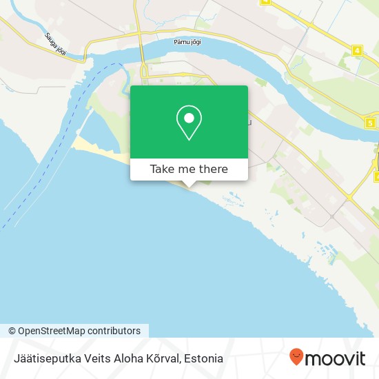 Jäätiseputka Veits Aloha Kõrval map