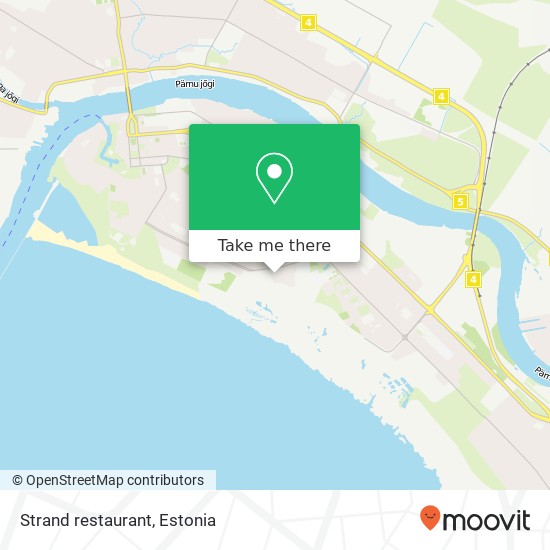Strand restaurant map