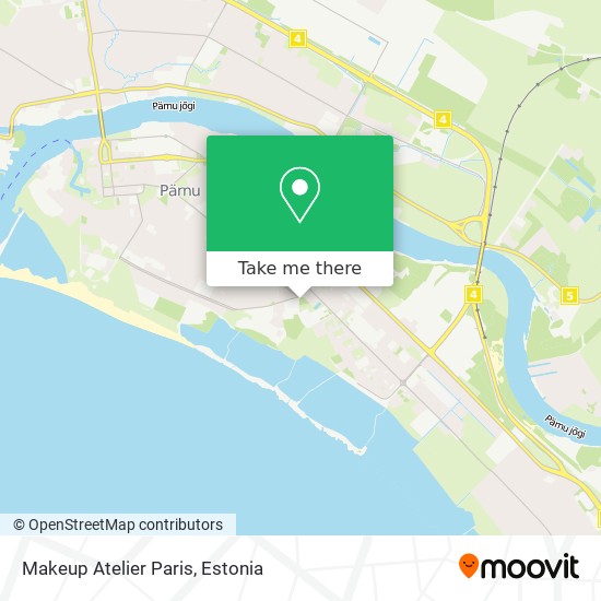 Makeup Atelier Paris map