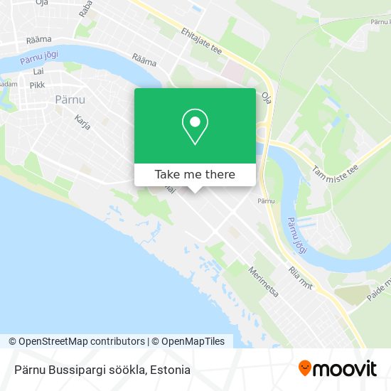 Pärnu Bussipargi söökla map
