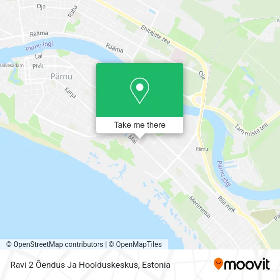 Карта Ravi 2 Õendus Ja Hoolduskeskus