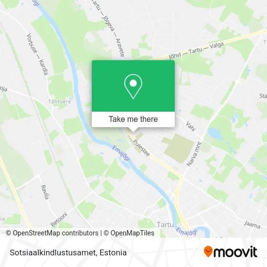 Карта Sotsiaalkindlustusamet