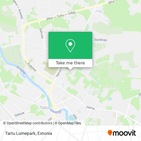 Tartu Lumepark map