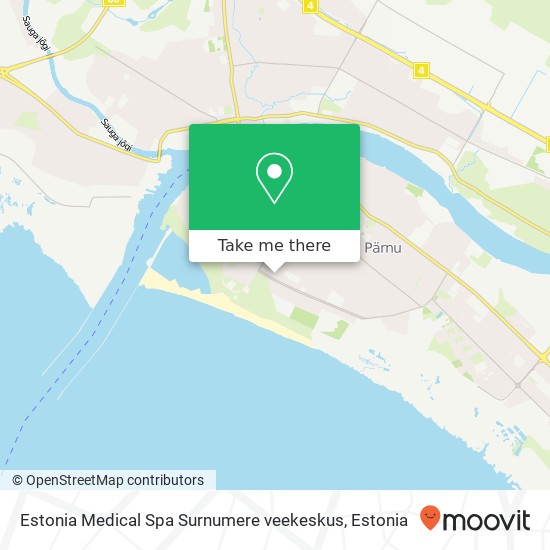 Карта Estonia Medical Spa Surnumere veekeskus