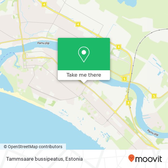 Tammsaare bussipeatus map