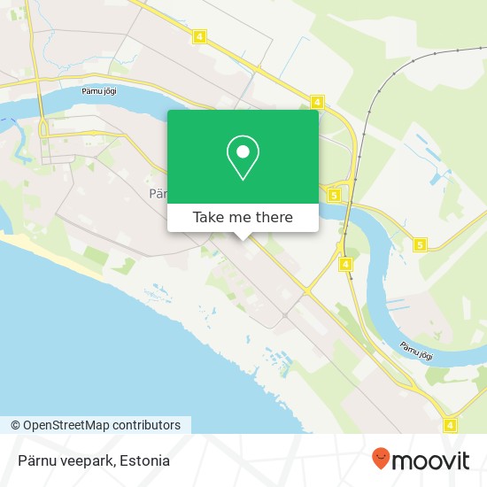 Pärnu veepark map