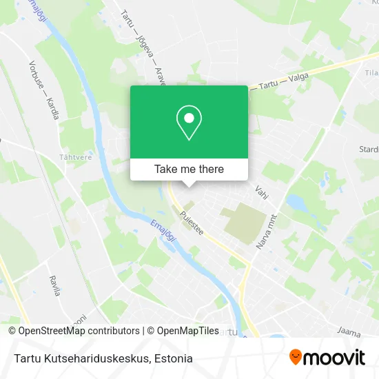 Tartu Kutsehariduskeskus map