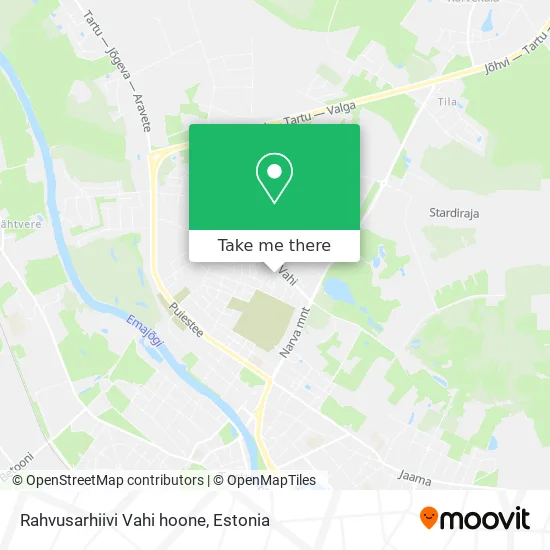 Карта Rahvusarhiivi Vahi hoone