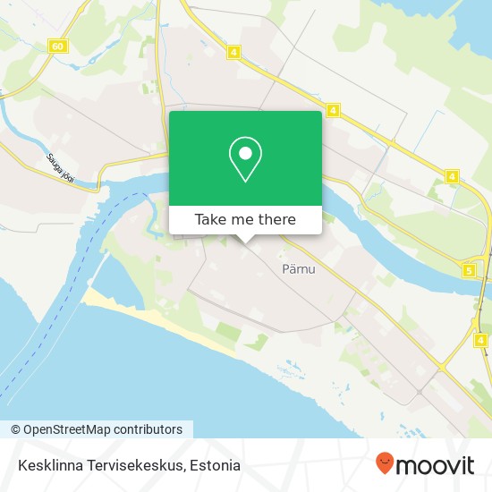 Kesklinna Tervisekeskus map