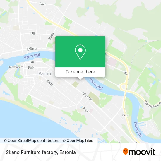 Skano Furniture factory map