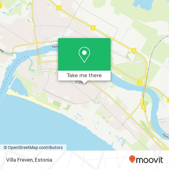 Villa Freven map