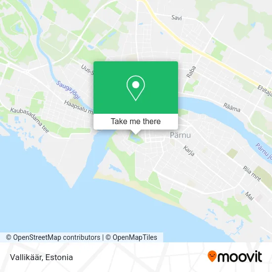 Карта Vallikäär