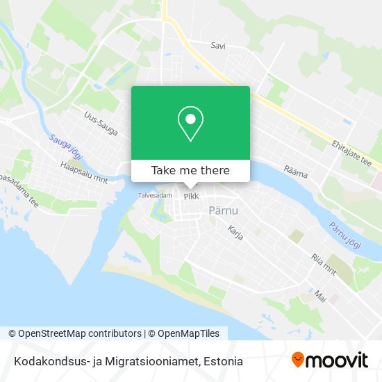 Kodakondsus- ja Migratsiooniamet map