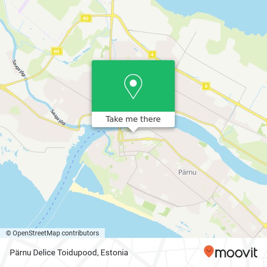 Pärnu Delice Toidupood map