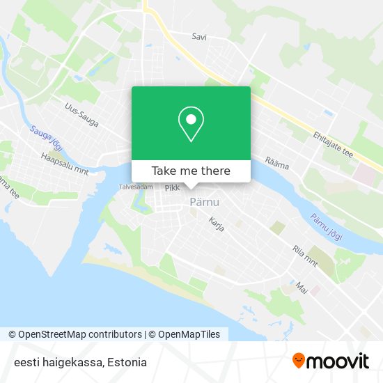 eesti haigekassa map