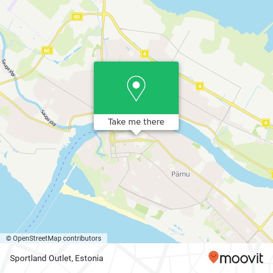 Sportland Outlet map