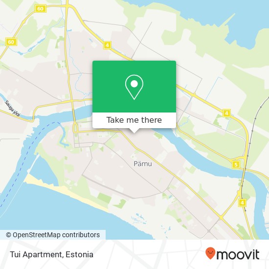 Tui Apartment map